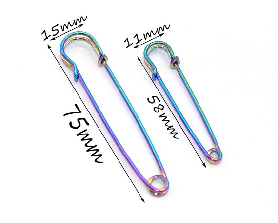 Mini Colored Safety Pins Stitch Markers Metal Sewing Pins Brooch