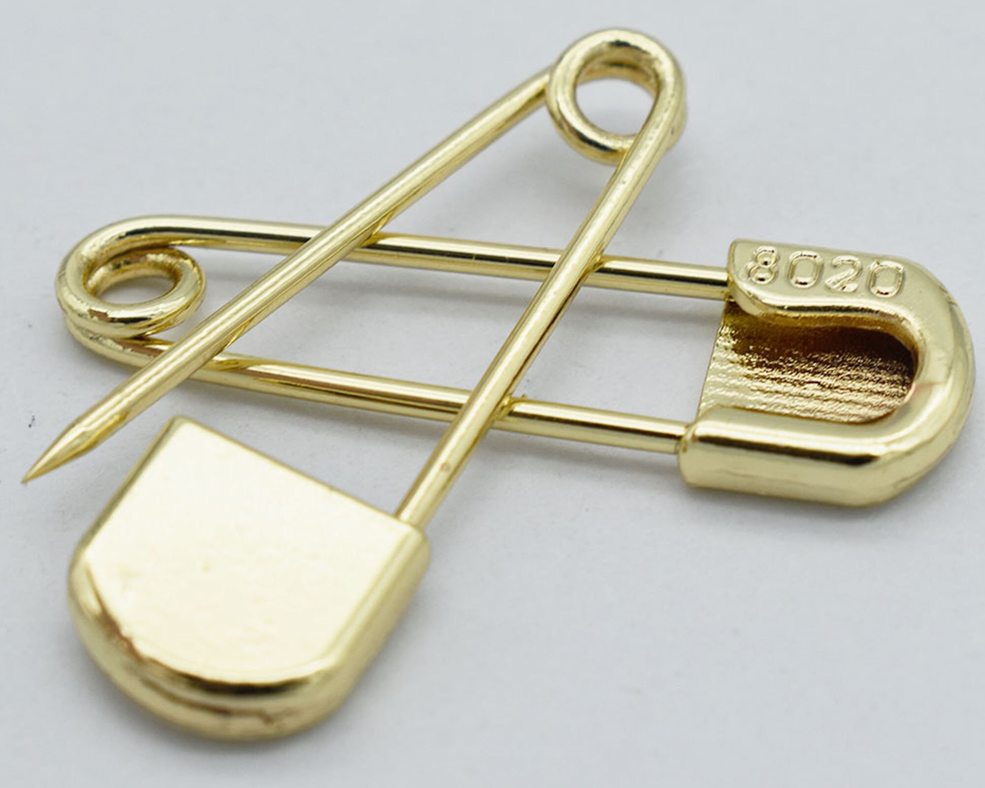 35mm Gold Safety Pins Kilt Pin Craft Brooches Bar Pins Small Etsy UK