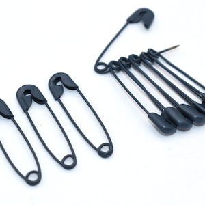 22mm Blue Safety Pins Jewelry Making Pins Sewing Safety Pins charming pins Finding Gourd Pin Garment Pin Locking Stitch Marker 100pcs