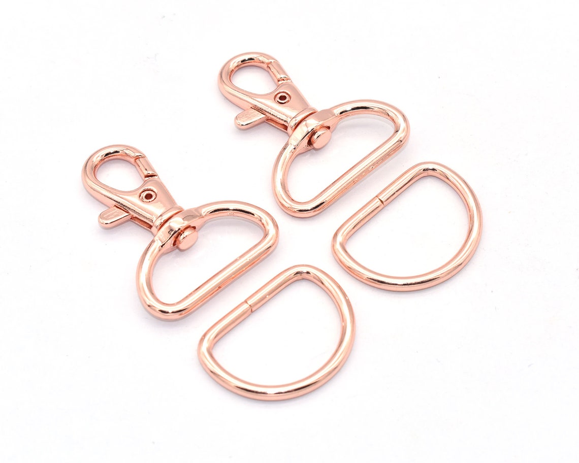 Swivel Clasp D Ring Lobster Clasps Claw Push Gate Trigger Etsy