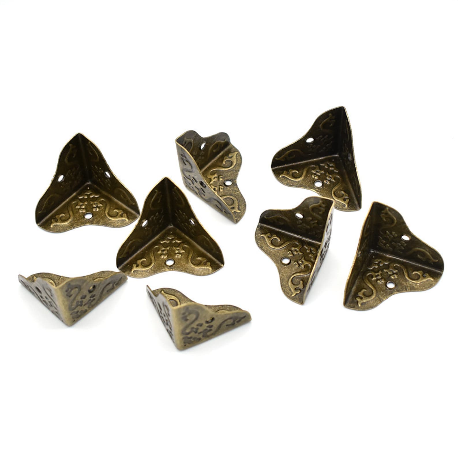 35mm Antique Bronze Corner Protector Decorative Corner Metal Etsy