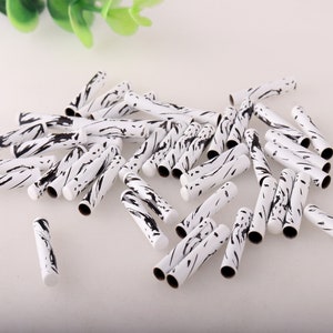 22*3mm Shoe Lace End Tips， Metal Cord Ends，Caps Leather Bullets，Tube Clasps Ribbon Stopper，Aglets for Shoelace Replacement Hoodie Clothing