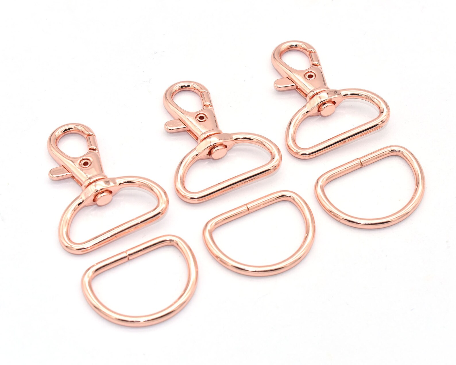 Swivel Clasp D Ring Lobster Clasps Claw Push Gate Trigger Etsy