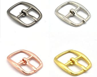 Adjuster Slide Buckle - 13mm 4 Color Single Prong Buckle Bag Accessories Pin Buckle Bar Buckles Shoe Buckle for Purse Bag Belt Making 20pcs