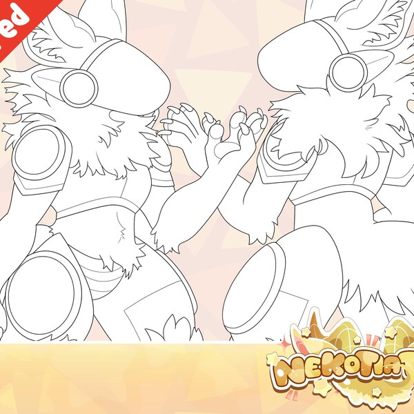 Protogen Reference Sheet Base - Etsy