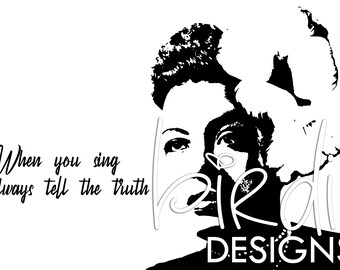 Billie Holiday Quote Etsy