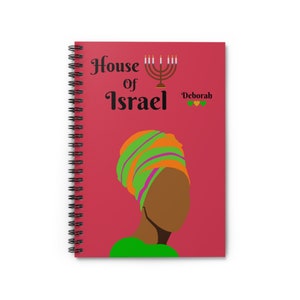 House Of Israel, Woman Of Israel, APTTMH, Custom Spiral Notebook,  Israelite woman, Daughter Of Yah, Hebrew Women, Yahuah Yahusha, YHWH