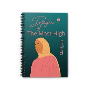 Daughter Of The Most High, APTTMH, Custom Spiral Notebook, Black Woman Personalized Notebook, Black Women Gift, Hebrew Women, Yahuah Yahusha
