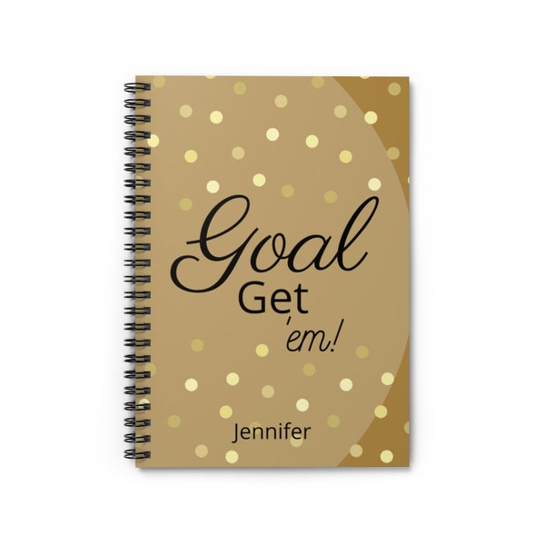 Weekly Goal Notebook Etsy