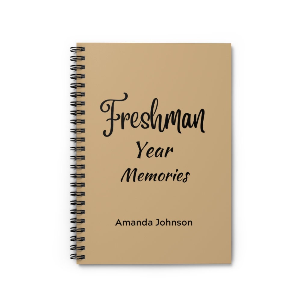 Freshman Year Pink Journal Blank, Scrapbook Journal, Teenagers