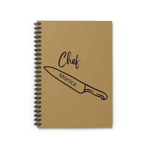 Chef Notebook, Personalized Chef Gifts, Chef Gifts For Women, Chef&#39;s Journals, Kitchen Chef Gift, Restaurant Chef Gift, Cookbook, Head Chef