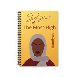 Daughter Of The Most High, APTTMH, Custom Spiral Notebook, Black Woman Personalized Notebook, Black Women Gift, Hebrew Women, Yahuah Yahusha