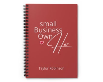 Small Business Owner, Small Business Journal, Business Woman Journal, Entrepreneur Notebook, Female Entrepreneur, Gift For Business
