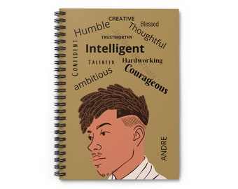 Black Men Journal, Gifts For Writers, Black King Journal, Empowering Notebook, Fathers Day Gift, Gift For Husband, Affirmation Journal Man