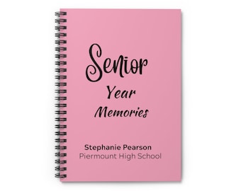 Senior Year, High School Journal, Back To School, Seniors, High School Notebook, Senior Year High School, College, High School Memory Book