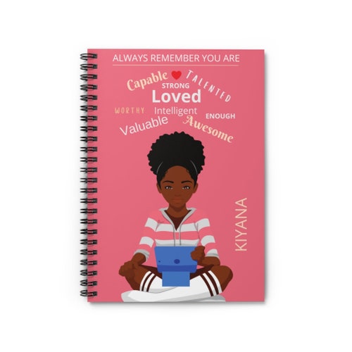 Create Your Own Sunshine Hardcover Journal African American Etsy