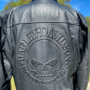 willie g skull leather jacket