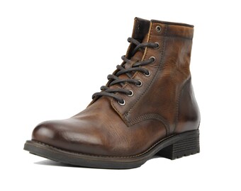 genuine leather booties