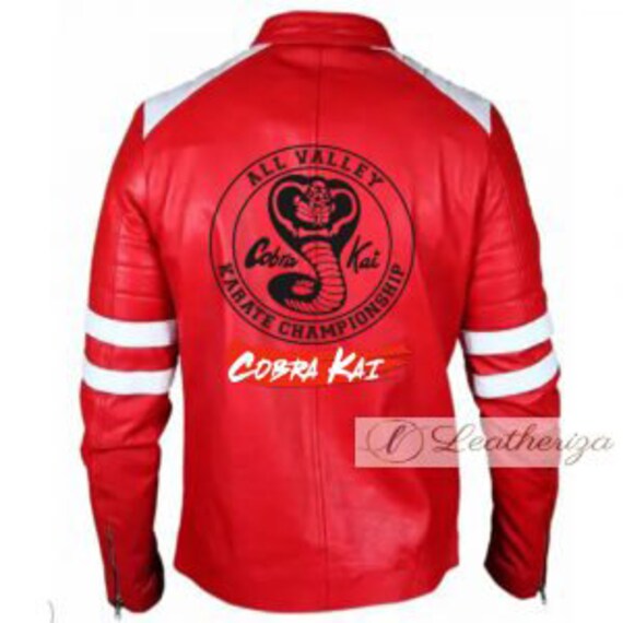 Cobra Kai Men's Retro Leather Jacket