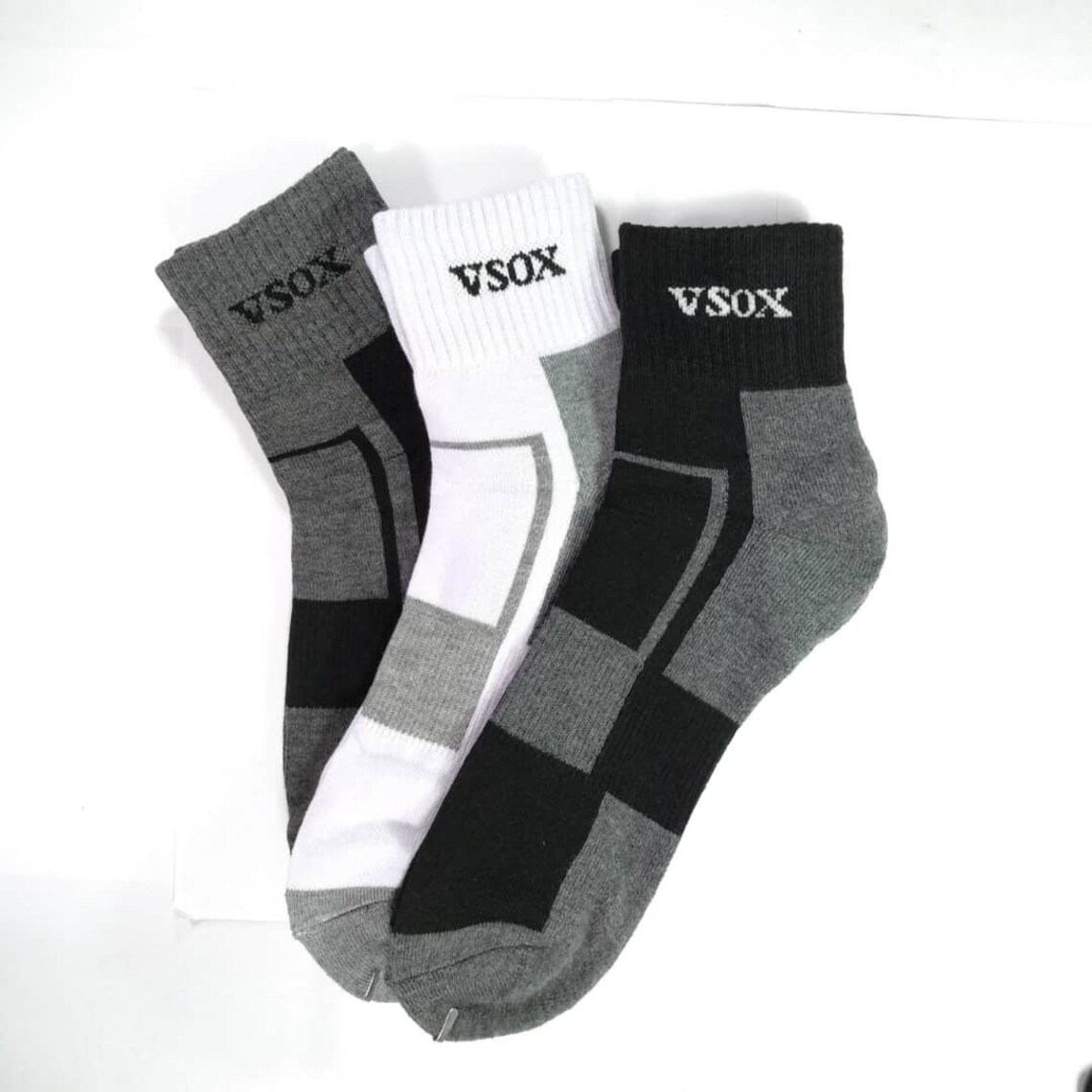3 PAIRS Thick Sports Socks 100 Cotton Thick Sports Socks Etsy