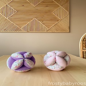 Montessori gripping ball, baby puzzle ball Montessori ball, Soft ball,  Baby toy, soft baby ball, baby shower gift, flowers