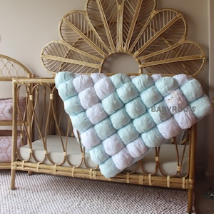 Bubble blanket for boy, Bubble blanket for girl, Baby bubble blanket, infant blanket, bubble quilts, bubbles blanket, bombon blanket, cot
