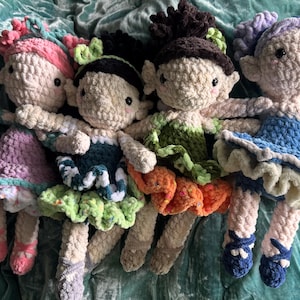Handmade Crochet Amigurumi Fairies