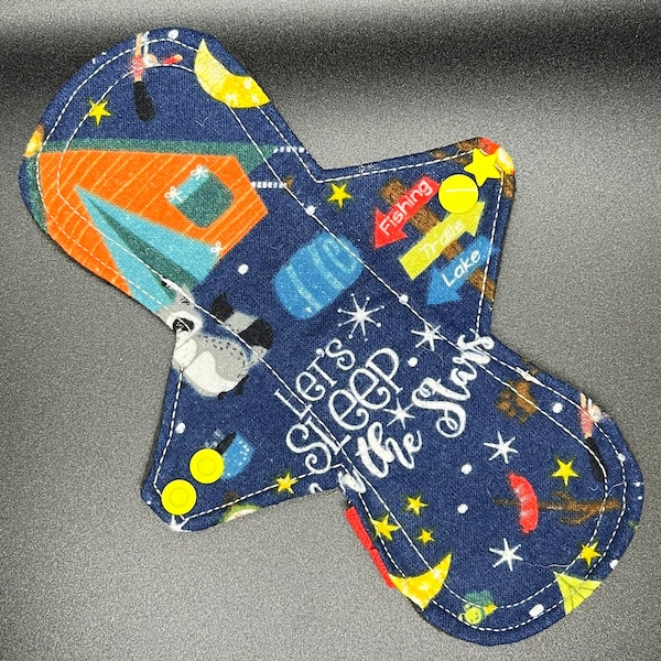 9” Regular Cotton Flannel Cloth Pads