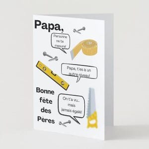 Carte fête des pères