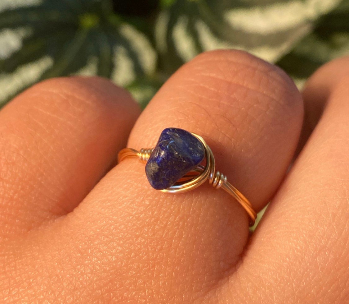 Crystal Wired Rings Etsy