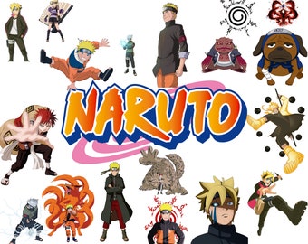 naruto stickers etsy