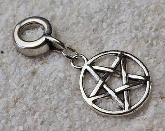 Metalowa biżuteria SUMMONER / pierścień grozy / koralik grozy / koralik warkocz i zawieszka z pentagramem