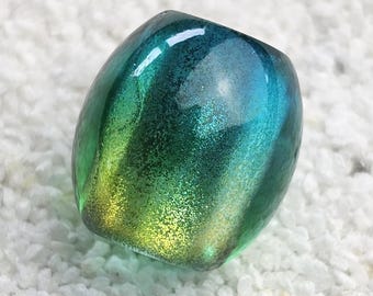 POLARLICHT haarsieraden / dreadsieraden / dreadkralen van acryl, zilverfolie lampenkraallook, individueel of als set van 3 stuks