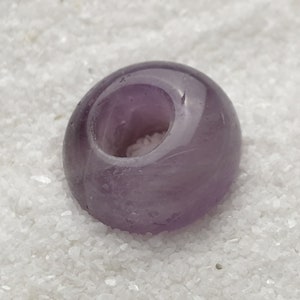 WATER AMETHYST natural stone dread jewelry / dread bead / braid bead made of amethyst