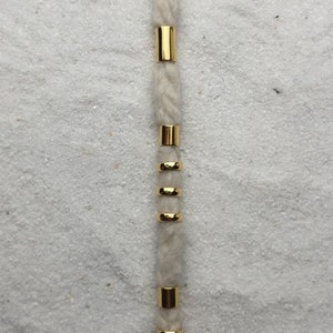 SERENITY II Mixed Basic Tubes & Rings : 2 tubes longs, 3 tubes courts et 5 anneaux dread en métal étroits dans un ensemble, bijoux dread / perles tressées image 9