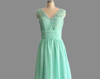 Mint Bridesmaid Dress | Etsy