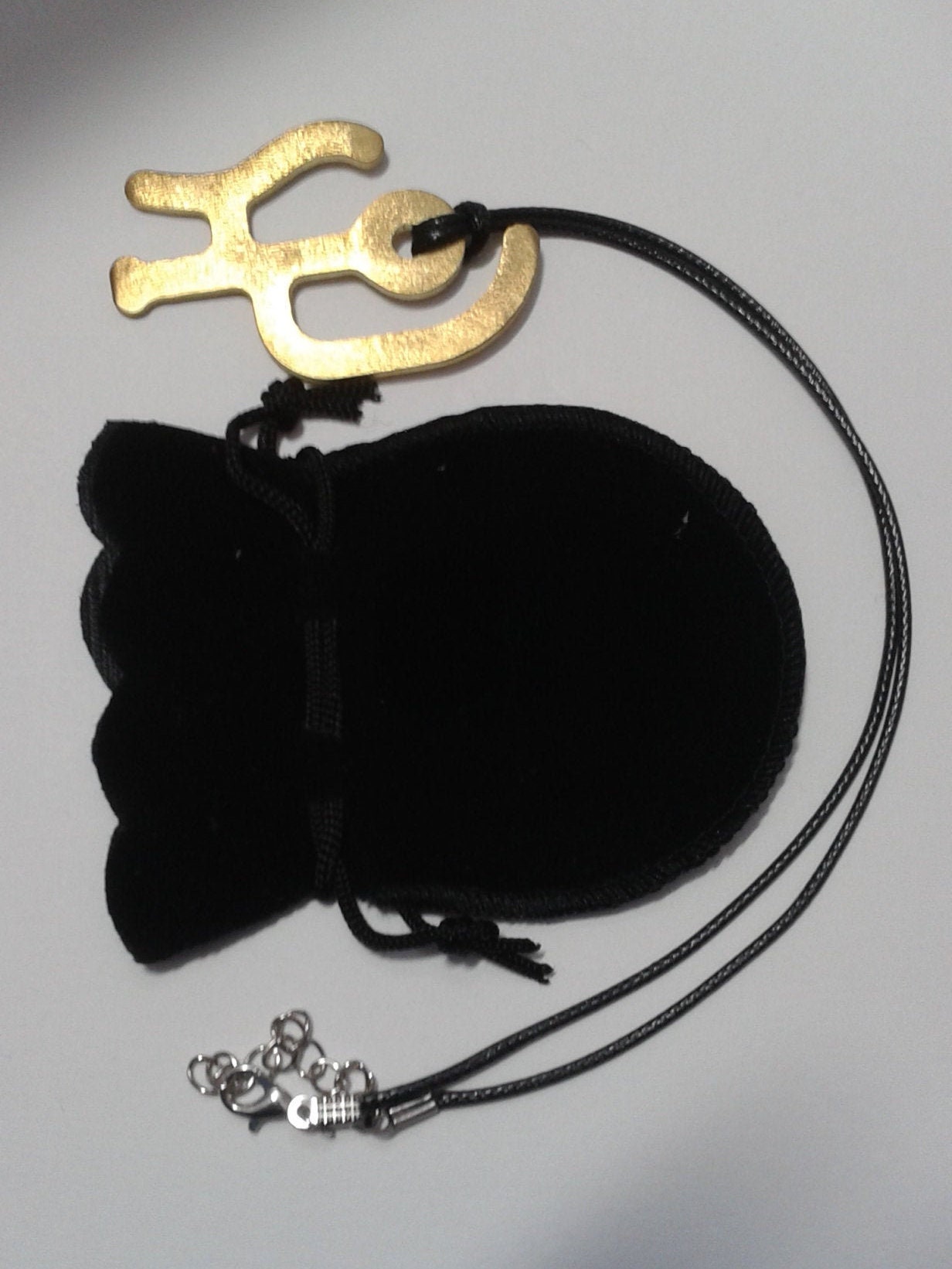 Lovecraftian Brass Ball Chain Necklace With Nyarlathotep Pendant Etsy