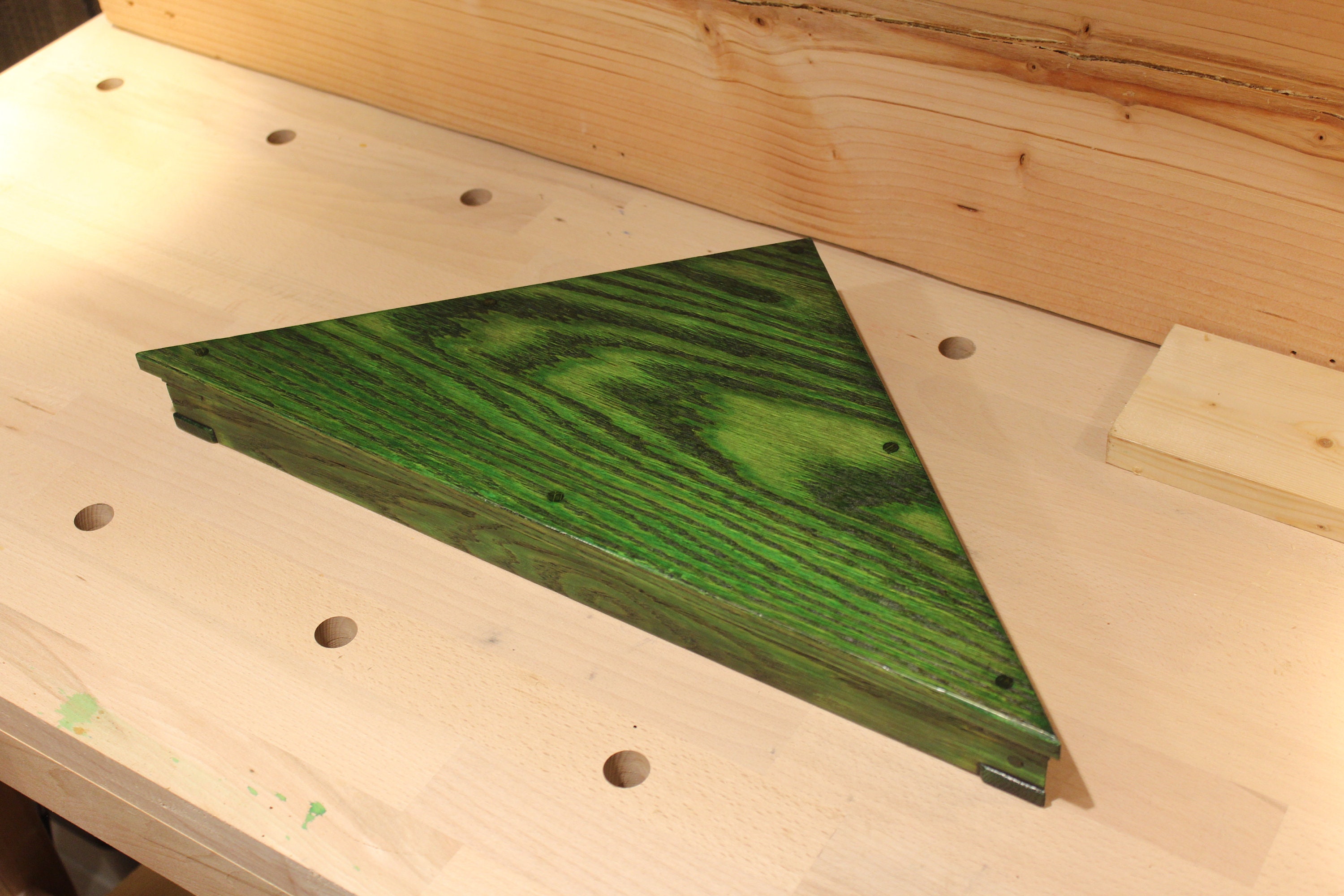 Craftman Corner Shelf, Floating Corner Shelf, Corner Shelf green Etsy UK