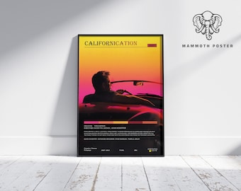 Californication | Digital Print Poster | Minimalist TV Series | Vintage Retro Home Decor | Custom Download Poster | Wall Art Print |