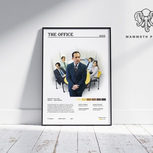 The Office / Poster serie TV / Poster film minimalista / Arredamento casa retrò vintage / Poster personalizzato / Stampa artistica da parete /