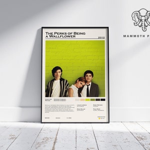 The Perks of Being a Wallflower | Stephen Chbosky | Minimalist Movie Poster | Vintage Retro  Home Decor | Custom Poster | Wall Art Print |