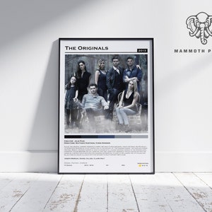 Póster de la serie de televisión The Originals / Póster de película minimalista / Decoración retro vintage para el hogar / Póster personalizado / Impresión de arte de pared /