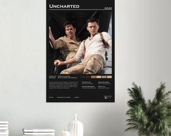 Uncharted Ruben Fleischer Minimalist Movie Poster 