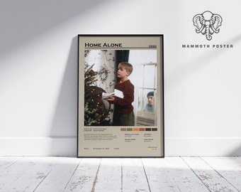 Home Alone | Chris Columbus | Minimalist Movie Poster | Vintage Retro  Home Decor | Custom Poster | Wall Art Print |