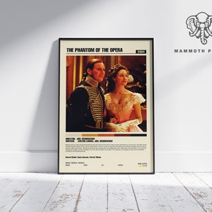 The Phantom of the Opera | Joel Schumacher | Minimalist Movie Poster | Vintage Retro  Home Decor | Custom Poster | Wall Art Print |