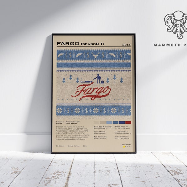 Farbe | TV-Serie Poster | Minimalistisches Filmplakat | Vintage Retro Wohnkultur | Personalisiertes Poster | Wand Kunst Druck |