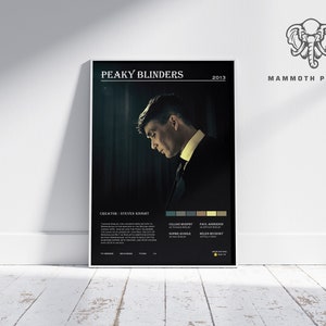 Peaky Blinders | Digital Print Poster | Minimalist TV Series | Vintage Retro Home Decor | Custom Download Poster | Wall Art Print |