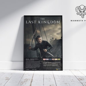 The Last Kingdom | TV Series Poster | Minimalist Movie Poster | Vintage Retro Home Decor | Custom Poster | Wall Art Print |