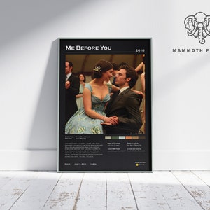 Me Before You | Thea Sharrock | Minimalist Movie Poster | Vintage Retro  Home Decor | Custom Poster | Wall Art Print |