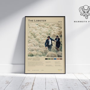 The Lobster |  Yorgos Lanthimos | Minimalist Movie Poster | Vintage Retro  Home Decor | Custom Poster | Wall Art Print |